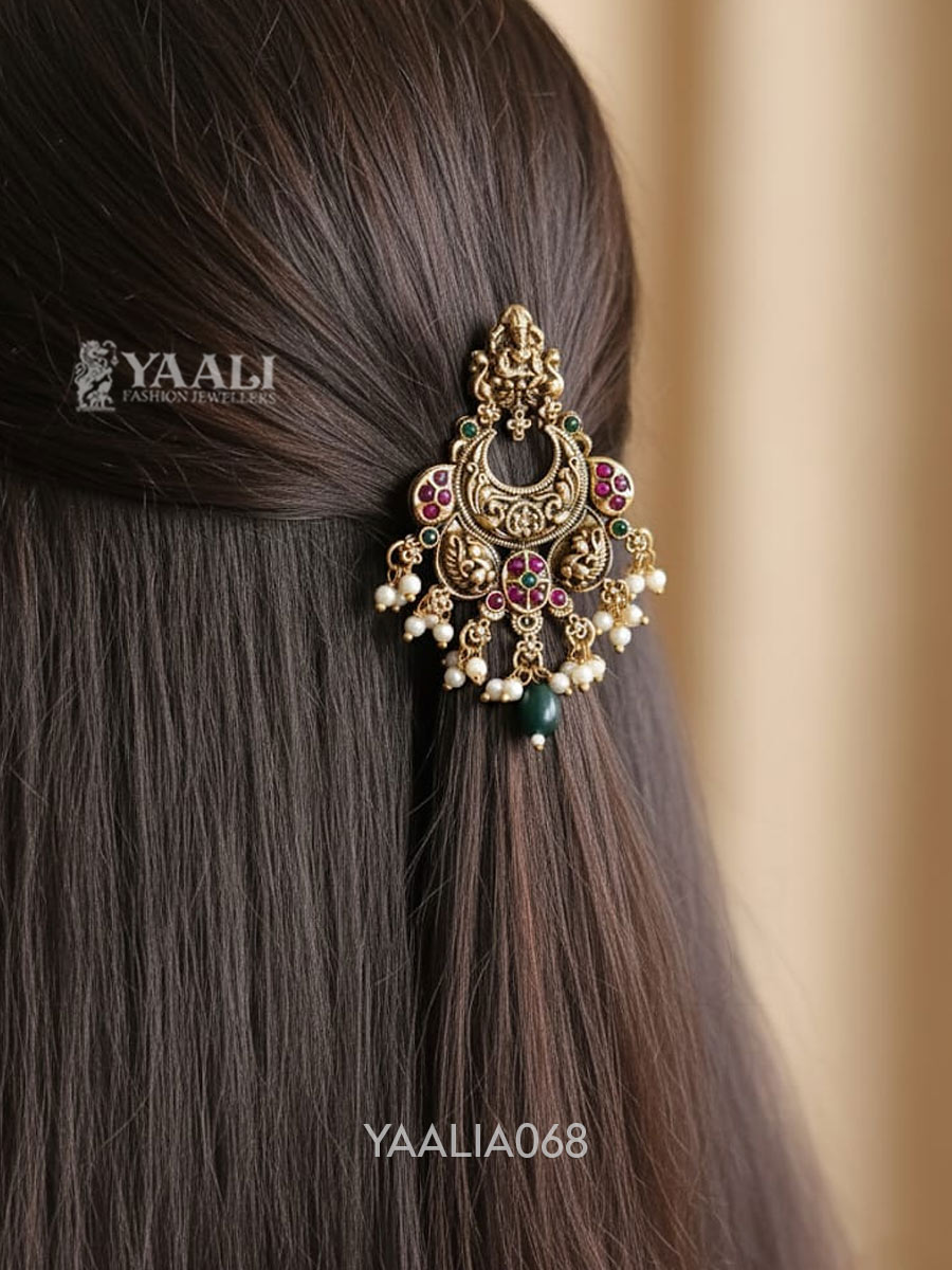 Antique Hair brooch