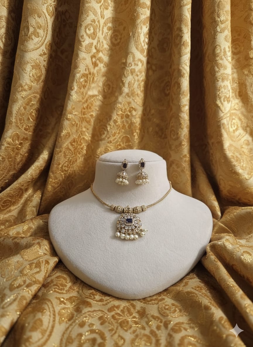 STONE NECKLACE NEVI BLUE